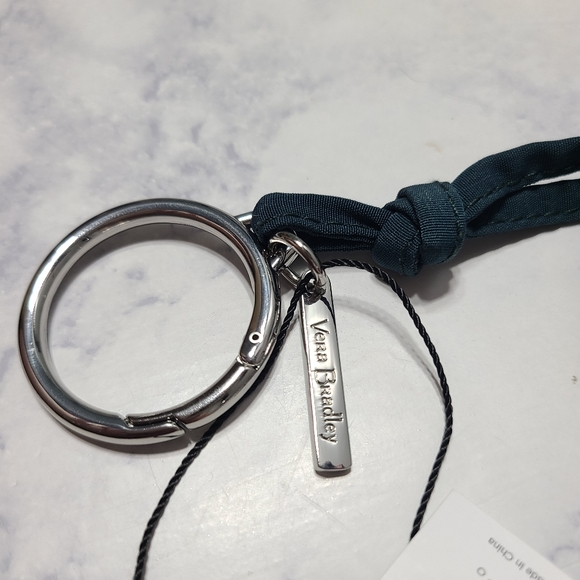 Vera Bradley Iconic Spools Bag Charm Falling Flowers - Picture 4 of 4